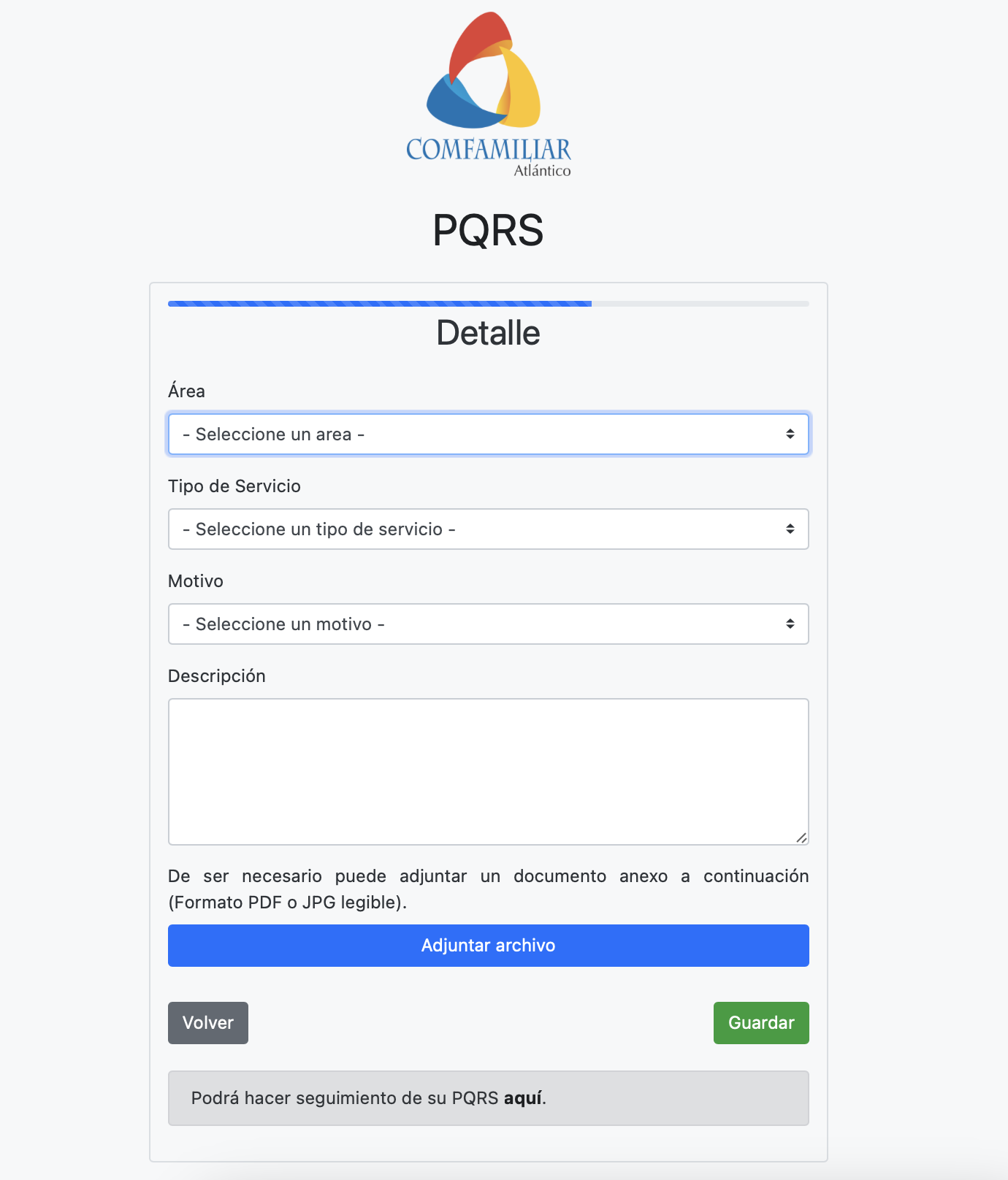 diligencia el formulario 