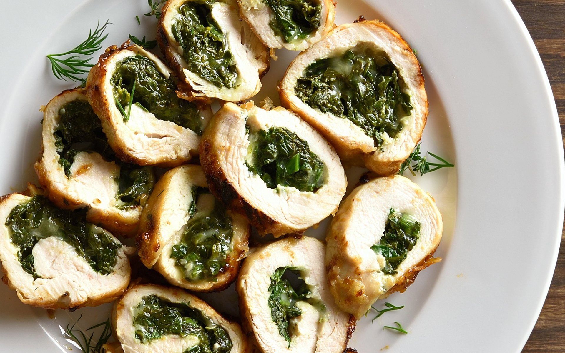 Pechuga rellena cena navidad